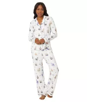 Пижама P.J. Salvage Happy Llamakkah Pajama Pj Set, слоновая кость
