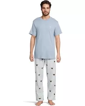 Пижама P.J. Salvage His & Hers Happy New Year PJ Set, цвет Bluestone