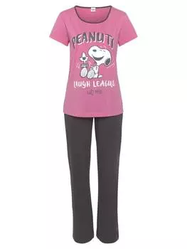 Пижама Peanuts, цвет pink-schwarz
