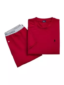 Пижама Polo Ralph Lauren Club Terry, красный