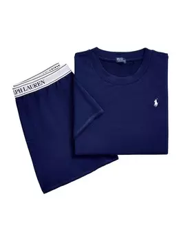 Пижама Polo Ralph Lauren Club Terry, темно-синий