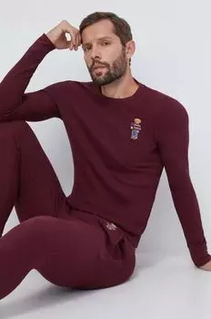 Пижама Polo Ralph Lauren, гранат