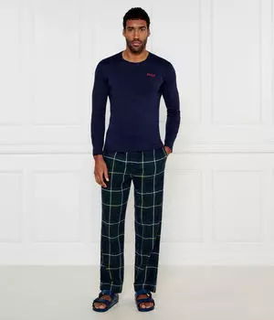 Пижама Polo Ralph Lauren Regular Fit, черный