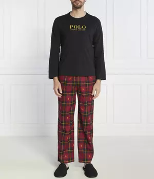 Пижама Polo Ralph Lauren Regular Fit, красный