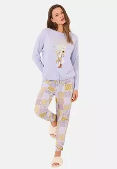 Пижама Pyjama set women'secret, темно-фиолетовый