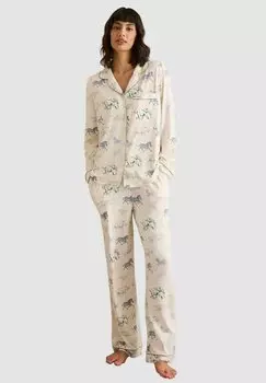 Пижама RACING ANIMALS PRINT SET - Pyjama set Chelsea Peers, кремовый