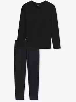 Пижама раскрыть Schiesser, черный