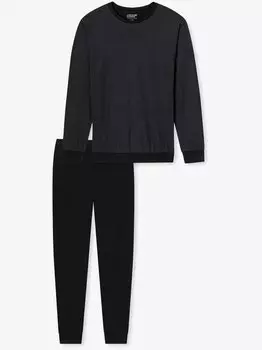 Пижама раскрыть Schiesser, черный