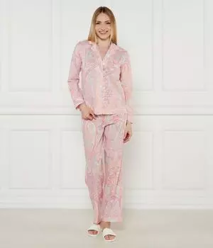 Пижама Regular fit Lauren Ralph Lauren, розовый