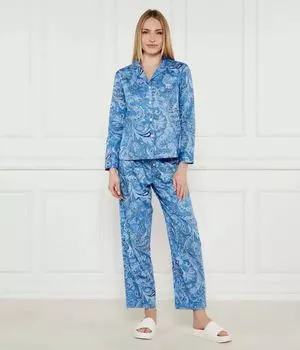 Пижама Regular fit Lauren Ralph Lauren, синий