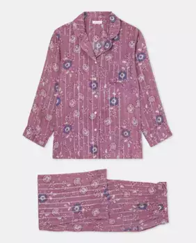 Пижама-рубашка с принтом nfasis, розовый
