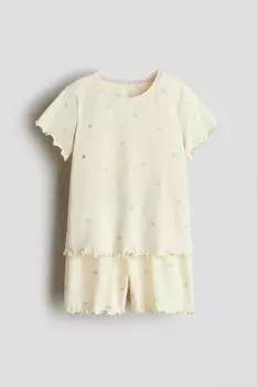 Пижама с ажурным узором H&M, мультиколор