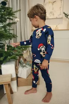Пижама с длинными рукавами (9 мес 10 лет) Next, синий