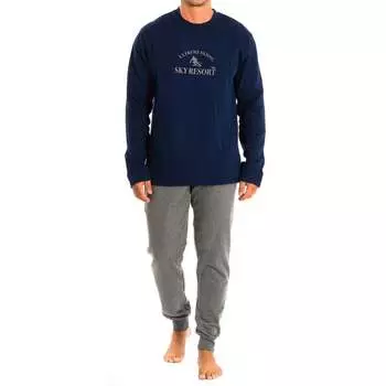 Пижама с длинными рукавами kl30174 Kisses And Love, синий