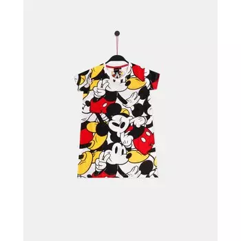 Пижама с коротким рукавом Disney Big Mickey Dress, красный
