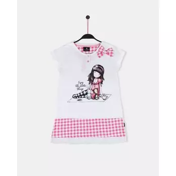 Пижама с коротким рукавом Santoro London Little Things Dress, розовый