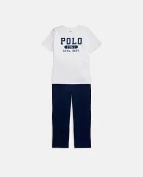 Пижама с короткими рукавами для мальчиков Polo Ralph Lauren, синий
