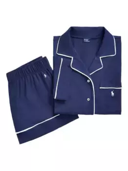 Пижама с короткими рукавами POLO RALPH LAUREN, синий