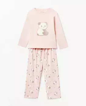 Пижама с медведем пандой Sfera, мультиколор