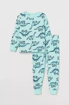 Пижама с отворотом на манжете H&amp;M