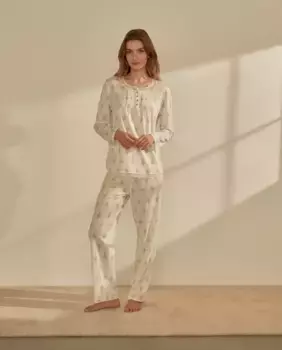 Пижама с планкой nfasis, белый