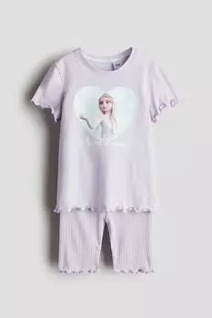 Пижама с принтом H&M, мультиколор