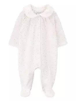 Пижама с принтом «Узлы в горошек» Knot, белый