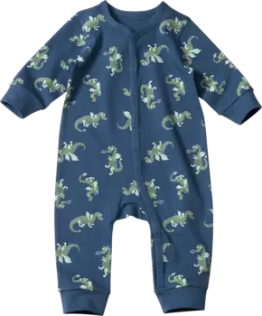 Пижама с рисунком дракона синяя размер. 62/68 10шт ALANA