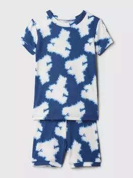 Пижама с узором Gap, синий