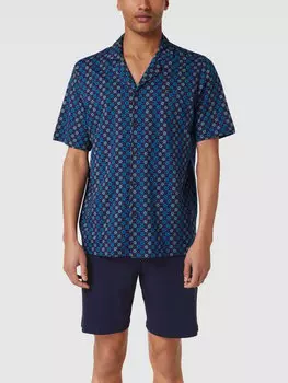 Пижама с узором по всей поверхности, модель «МАРВИН» HOM, темно-синий