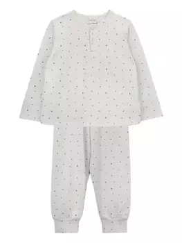 Пижама с узором «Узелок карандаша» Knot, белый