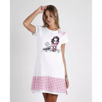 Пижама Santoro London Little Things Dress, розовый