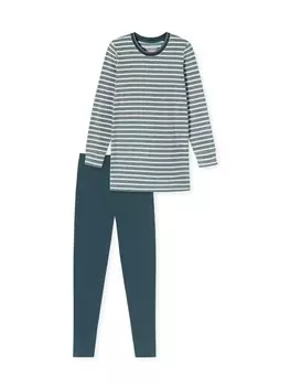 Пижама Schiesser Casual Essentials, цвет jeansblau