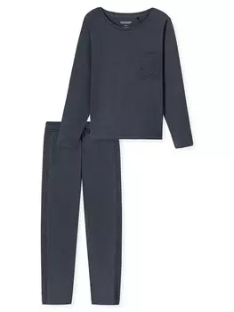 Пижама SCHIESSER Casual Nightwear, графитовый