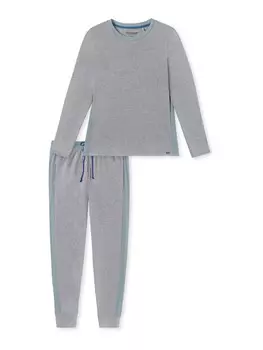 Пижама SCHIESSER Casual Nightwear, серый