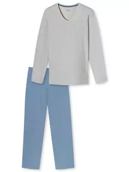 Пижама SCHIESSER, цвет Beige/Blue