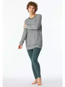 Пижама Schiesser, цвет dunkelblau/grau