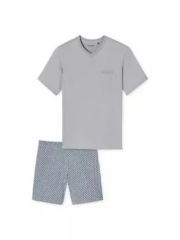 Пижама Schiesser, цвет hellgrau/blau