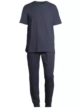 Пижама Schiesser Night & Home, темно-синий