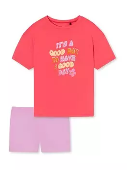 Пижама SCHIESSER Pajamas, цвет Pink/Grenadine