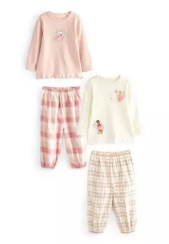 Пижама Set 2Pack Next, цвет pink cream fairy