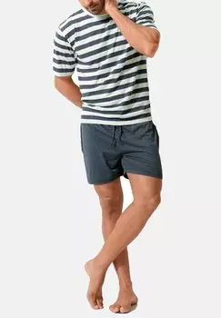 Пижама SET H.I.S, темно-синий