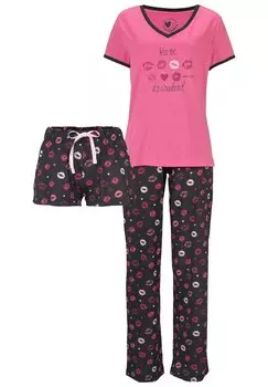 Пижама SET LASCANA, розовый