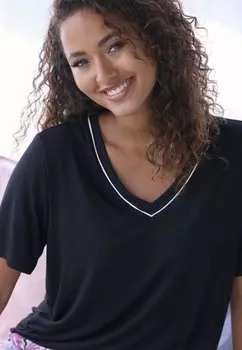 Пижама SET - Pyjama set LASCANA, черный