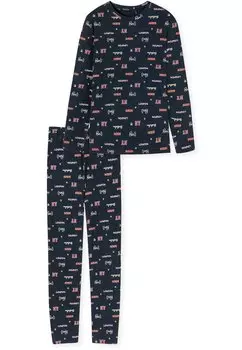 Пижама Set Schiesser, цвет nachtblau