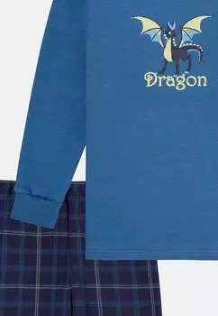 Пижама SET Schiesser, синий