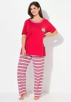 Пижама SET Ulla Popken, красный