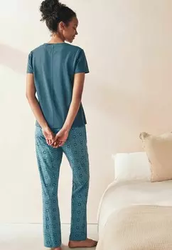 Пижама SHORT SLEEVE REGULAR FIT Next, синий