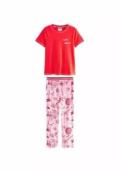 Пижама SHORT SLEEVE SET Next, красный