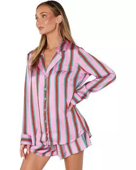 Пижама Show Me Your Mumu Beauty Sleep Pj Set, цвет Porto Stripe Silky